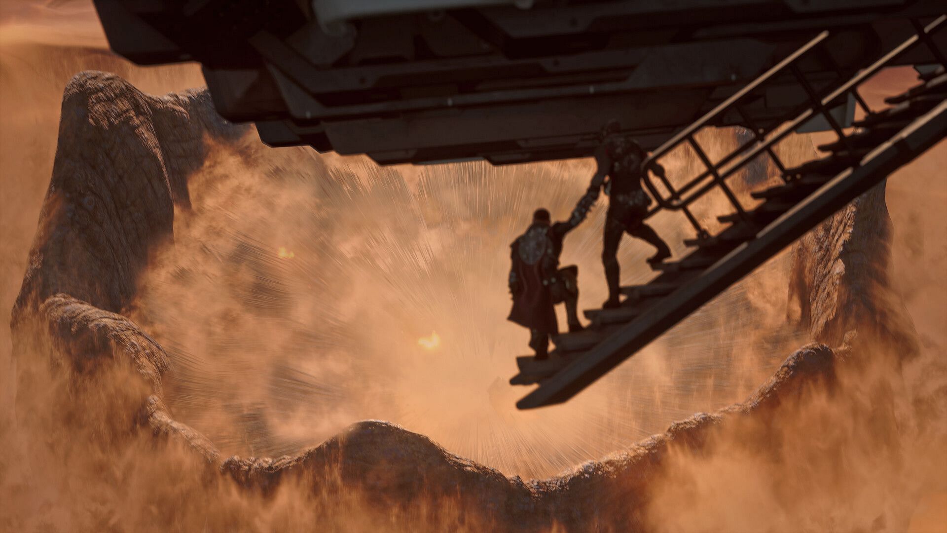 The high ground has its advantages (Image via Funcom)